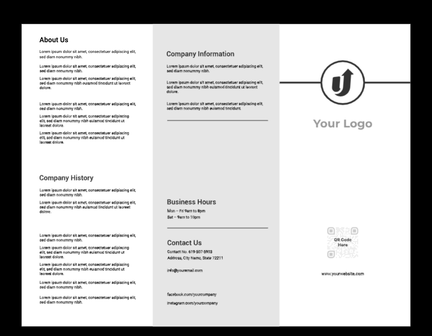 Take-out Menus Design Template